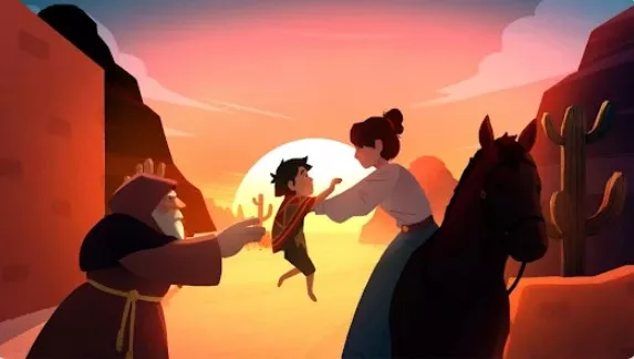 Gameplay screenshot from el hijo a wild west tale for Android