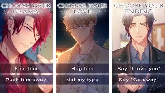 Gameplay screenshot from electronic emotions anime otome virtual boyfriend for Android