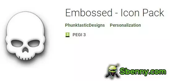 embossed icon pack
