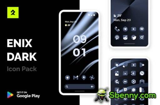 enix dark icon pack early access