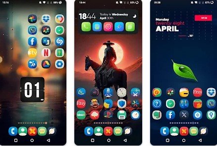 Gameplay screenshot from ergon 1UI7 icon pack for Android