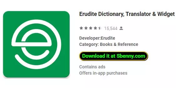  Erudite Dictionary, Translator & Widget