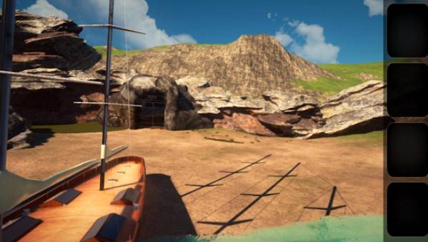 Gameplay screenshot from escape dark point bay point and click puzzle for Android