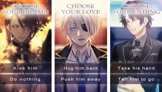 Gameplay screenshot from everlasting alchemists romance otome game for Android