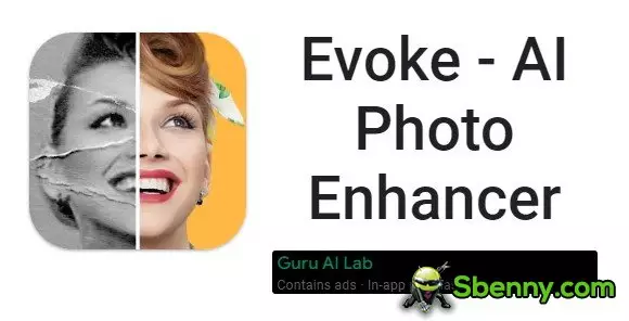 evoke al photo enhancer