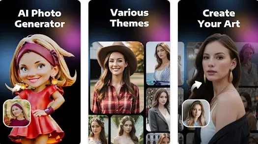 Gameplay screenshot from evoke al photo enhancer for Android