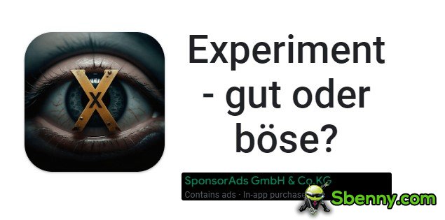  Experiment - gut oder bose