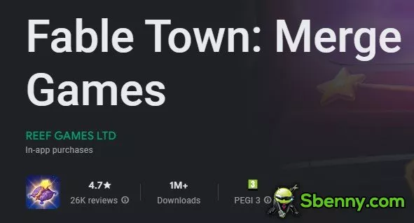 fable town merge games