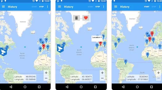 Gameplay screenshot from fake gps for Android