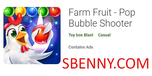 farm fruit pop bubble shooter