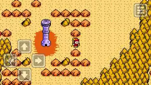 Gameplay screenshot from Fateful Lore 8-bit retro RPG for Android