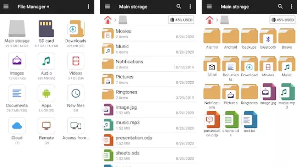 Gameplay screenshot from file manager mod for Android