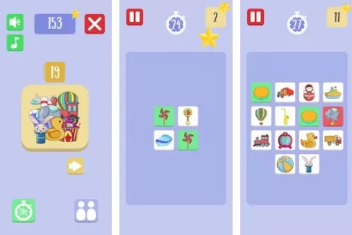 Gameplay screenshot from find the pair for Android