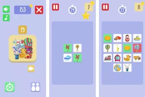 Gameplay screenshot from find the pair for Android
