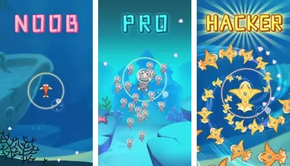 Gameplay screenshot from fish go io be the fish king for Android