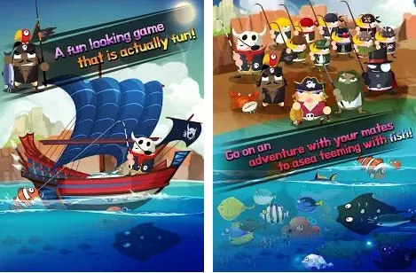 Gameplay screenshot from fisherman fisher for Android