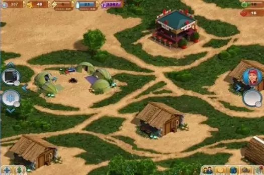 Gameplay screenshot from fishing paradise 3d free plus for Android