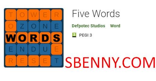 five words