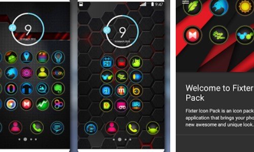 Gameplay screenshot from fixter icon pack for Android