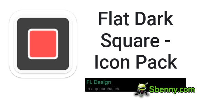  Flat Dark Square - Icon Pack