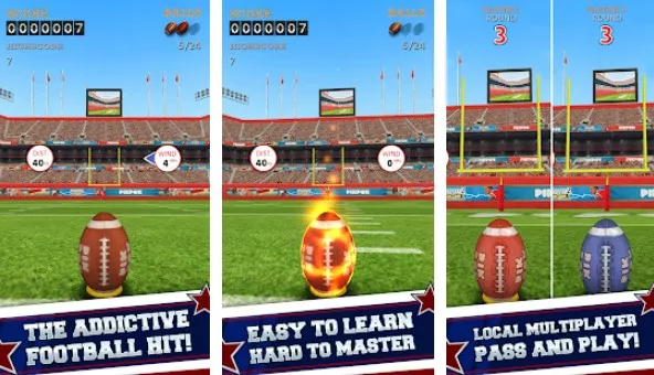 Gameplay screenshot from flick kick field goal for Android