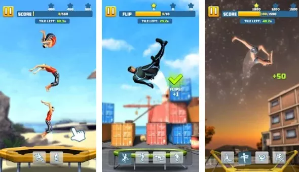 Gameplay screenshot from flip bounce for Android