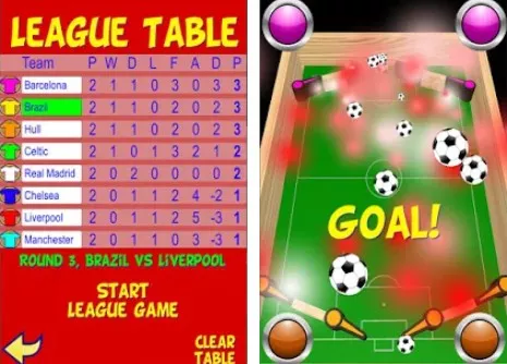 Gameplay screenshot from flip football pro for Android