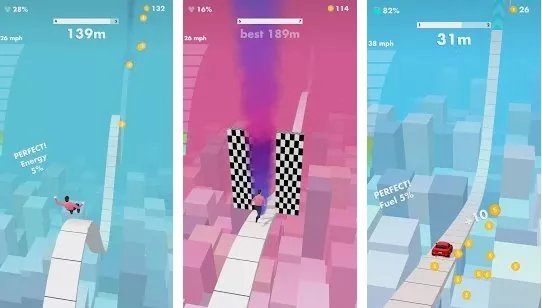 Gameplay screenshot from flip rush for Android