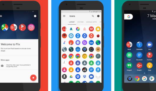Gameplay screenshot from flix pixel icon pack for Android