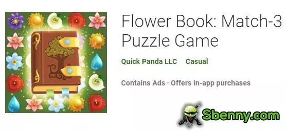  Flower Book: Match-3 Puzzle Game