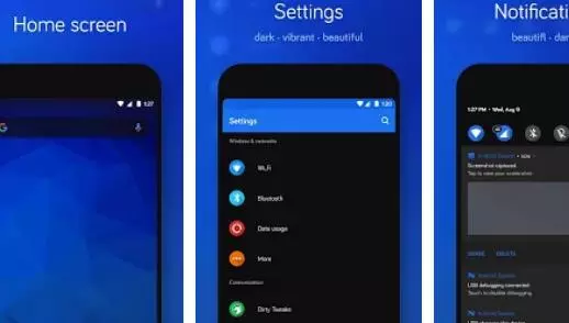Gameplay screenshot from flux substratum theme for Android
