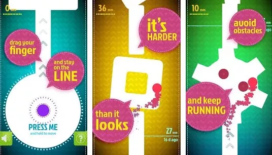Gameplay screenshot from follow the line 2 for Android