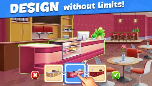 Gameplay screenshot from food voyage new free cooking  games madness 2021 for Android