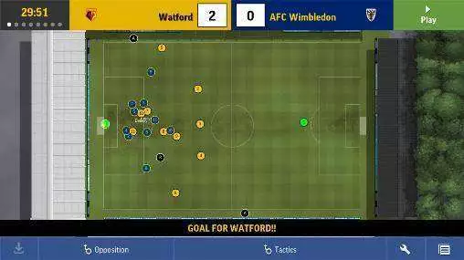 Gameplay screenshot from football manager mobile 2017 for Android