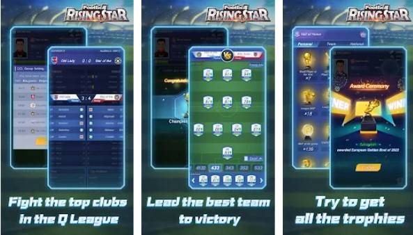 Gameplay screenshot from football rising star for Android