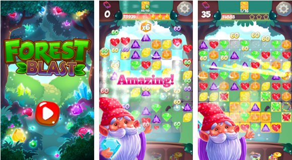 forest blast diamond match 3
