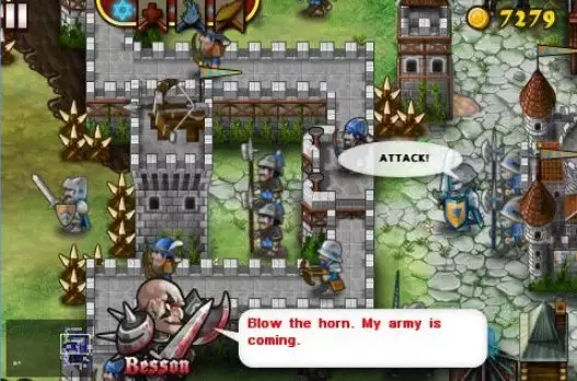 Gameplay screenshot from fortress under siege for Android