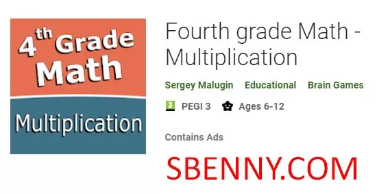  Fourth grade Math - Multiplication APK