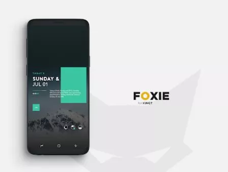 Gameplay screenshot from foxie for kwgt for Android