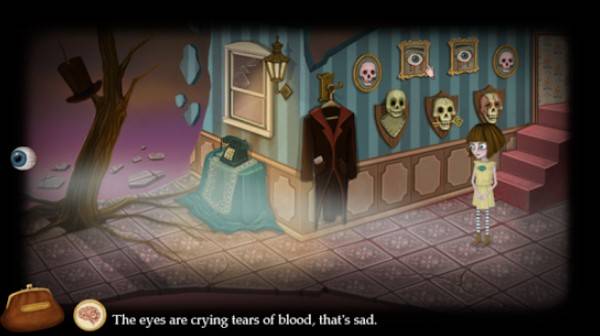 Gameplay screenshot from fran bow chapter 5 for Android