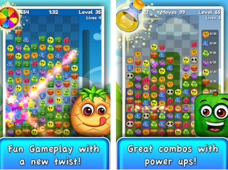 Gameplay screenshot from frenzy fruits premium for Android