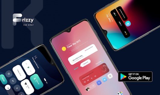 Gameplay screenshot from frizzy kwgt for Android