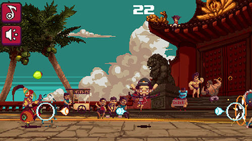 Gameplay screenshot from frontgate fighters jump for Android