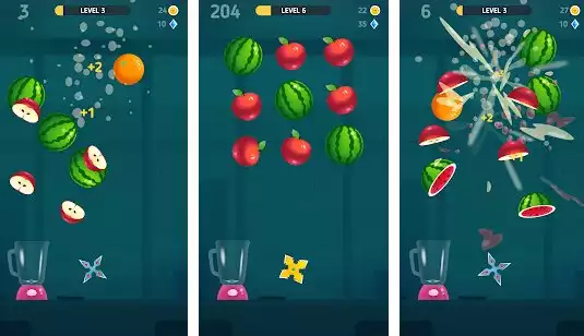 Gameplay screenshot from fruit master for Android