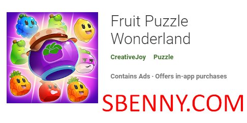 puzzle di frutta nel paese delle meraviglie