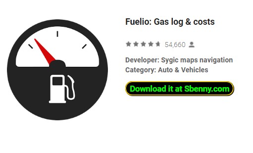 fuelio gas log and costs