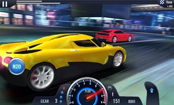 Gameplay screenshot from furious car racing for Android