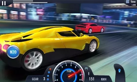 Gameplay screenshot from furious car racing for Android
