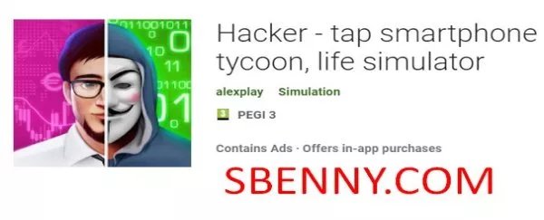hacker tap smartphone tycoon life simulator
