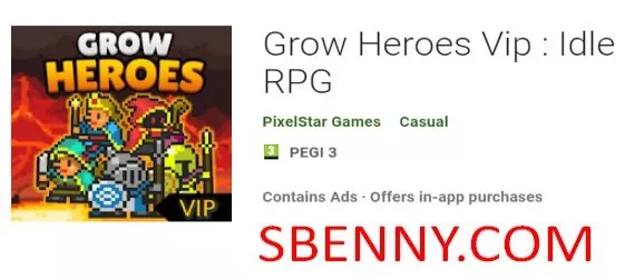 grow heroes vip idle rpg